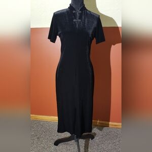 Black Velveteen Dress
